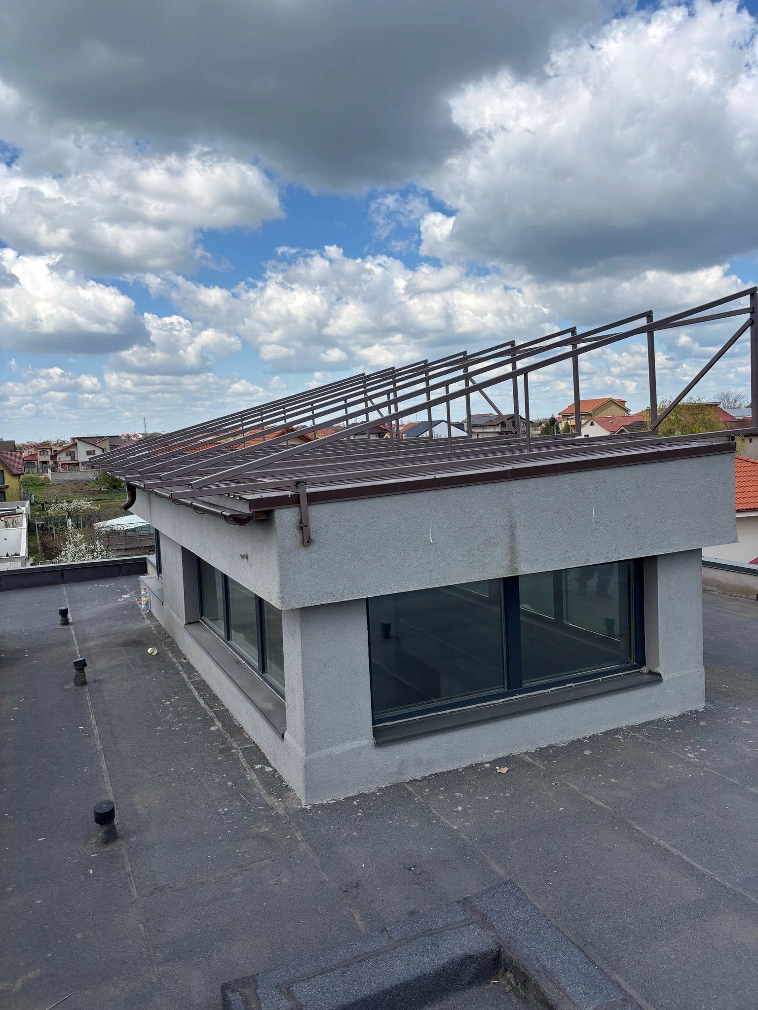 Structură metalică suport pentru panouri solare, Constanța — BRH ART DECOR
